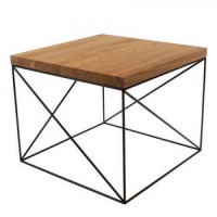 Кавовий журнальний столик у стилі Loft NS-646 630x600x600 мм Черный Кавовий журнальний столик у стилі Loft NS-646 630x600x600 мм Черный