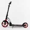 Двоколісний самокат Best Scooter колеса PU складаний амортизатор 70 кг Black and red (103455)