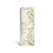 Наклейка на холодильник Zatarga «Вітер у вербах» 650х2000 мм вінілова 3Д наклейка декор на кухню самоклеюча