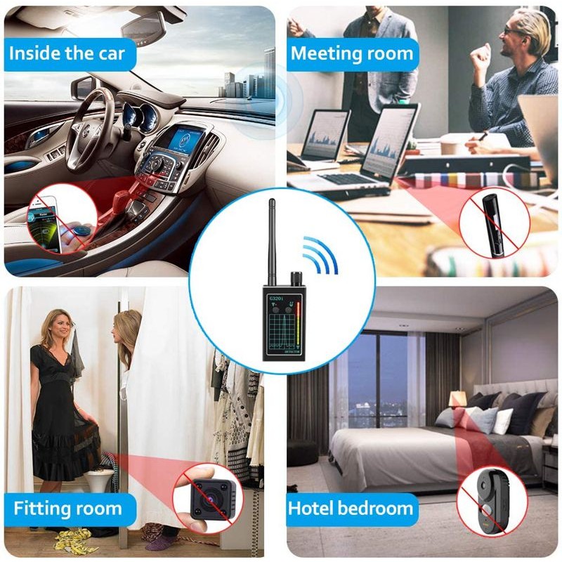 Детектор жучків, прихованих камер, шукач прослушки і трекерів на магніті Protect G320i