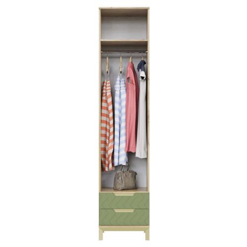 Пенал Art In Head 2 Swan лівий 500x2300x600 Балі зелений (105100204) Пенал Art In Head 2 Swan лівий 500x2300x600 Балі зелений (105100204)