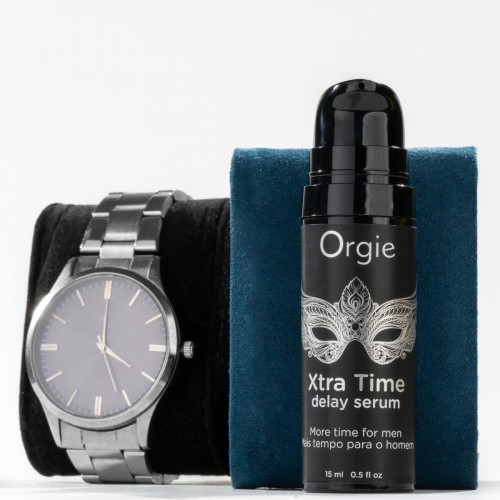Сироватка-пролонгатор Orgie Xtra Time Delay Serum, 15 мл, без анестетиків, на силіконовій основі Сироватка-пролонгатор Orgie Xtra Time Delay Serum, 15 мл, без анестетиків, на силіконовій основі