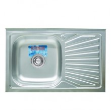 Кухонна мийка Platinum 8050 L Satin Хром (19757)