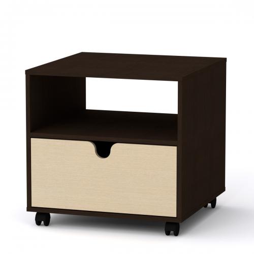 Стіл журнальний МГ-7 Компаніт Венге комбі (60х60х58,2 см) Стіл журнальний МГ-7 Компаніт Венге комбі (60х60х58,2 см)