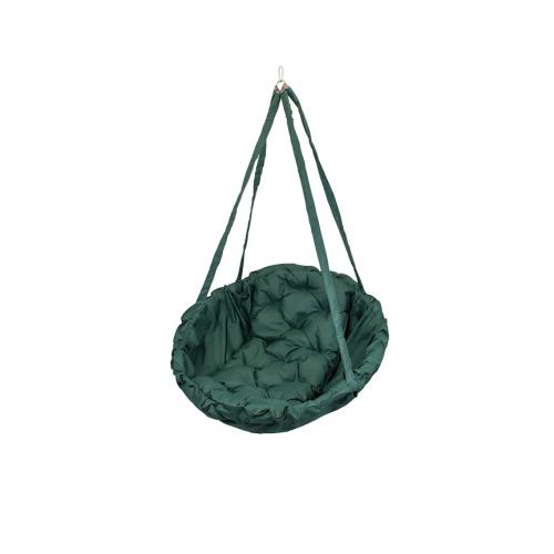 Підвісне крісло садовий гойдалка Coolki Оксфорд 600 Темно Зелений (Діаметр 100 см) Підвісне крісло садовий гойдалка Coolki Оксфорд 600 Темно Зелений (Діаметр 100 см)
