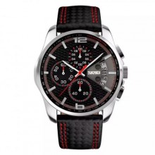 Годинник наручний Skmei 9106 Black 9106RD (17118-hbr)