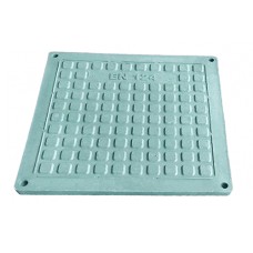 Кришка люка каналізаційного квадратного 600*600 мм садового зеленого Воюс