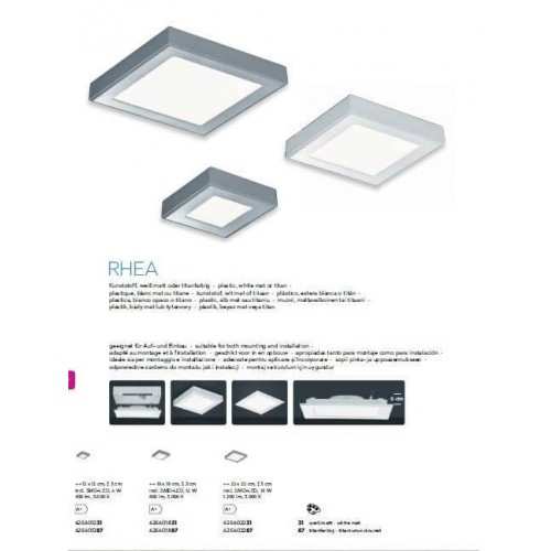 Точковий світильник TRIO RHEA (625601287) Точковий світильник TRIO RHEA (625601287)