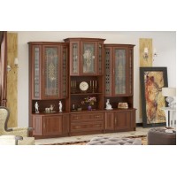 Вітрина Меблі Сервіс Барон горіх Вітрина Меблі Сервіс Барон горіх