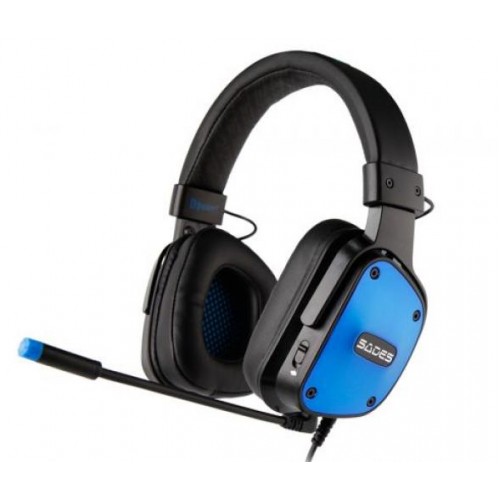 Гарнітура Sades SA-722 Dpower Black/Blue (sa722blj) в інтернет супермаркеті PbayMarket!