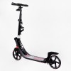 Двоколісний складаний самокат ліхтарик 2 амортизатора Best Scooter 100 кг Black and red (114434)