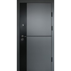 Двері вхідні Ваш Вид Марсель двоколірна Антрацит /Біле дерево 860, 960х2050х96 Ліве/Праве