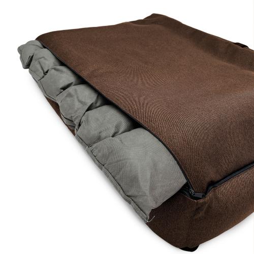 Лежак ліжко для собак всіх порід EGO Bosyak Рогожка 2XL 115x95 Коричневий (спальне місце для великих собак) Лежак ліжко для собак всіх порід EGO Bosyak Рогожка 2XL 115x95 Коричневий (спальне місце для великих собак)