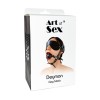 Кляп-маска Art of Sex - Deymon, Еко шкіра, колір Чорний в інтернет супермаркеті PbayMarket!