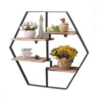 Навісна - настінна полиця у стилі Loft NS-1036 550x590x200 мм Черный Навісна - настінна полиця у стилі Loft NS-1036 550x590x200 мм Черный