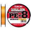 Шнур Sunline Siglon PE х8 150m Помаранчевий 0.5/0.121mm 8lb/3.3kg (1658-09-86)