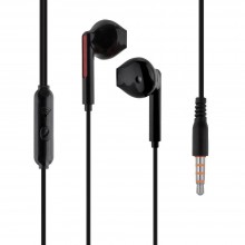 Дротові навушники вкладиші з мікрофоном Yison X4 3.5 mm 1.2 m Black
