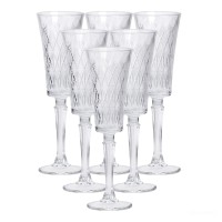 Набір келихів для шампанського YIWU 200 мл Прозорий 6 шт (HP-19-126)