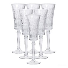 Набір келихів для шампанського YIWU 200 мл Прозорий 6 шт (HP-19-126)