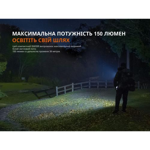 Ліхтар ручний ультрафіолетовий Fenix SW05R-UV Led Чорний (2644861320) Ліхтар ручний ультрафіолетовий Fenix SW05R-UV Led Чорний (2644861320)