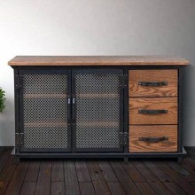 Комод у стилі Loft NS-250 730x1600x500 мм Черный