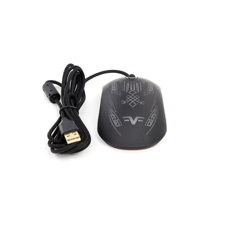 Ігрова миша Frime Black Panther, USB Omron switch Avago 3050 sensor, 2м (FMP18100)