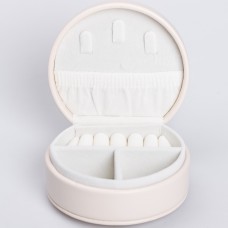 Скринька-органайзер для прикрас YIWU 10x9x4.5 см Молочний (HP-5-31BE)