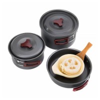 Набір посуду Naturehike 3-4 NH NH15T203-G 5 предметів Сірий (2322679017)