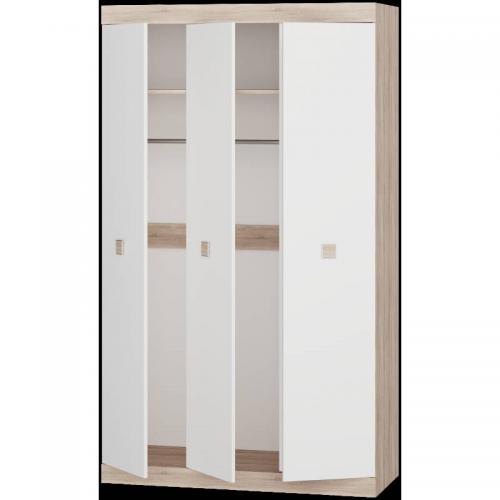 Шафа для речей 1200 Соната Еверест Сонома з білим (412321) Шафа для речей 1200 Соната Еверест Сонома з білим (412321)