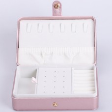 Скринька-органайзер для прикрас YIWU 16x11x4.7 см Рожеве золото (HP-5-30PP)
