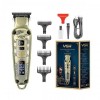 Машинка для стрижки волосся VGR V-901 LED-дисплей акумуляторна 1600mAh 5W Gold (3_05172)