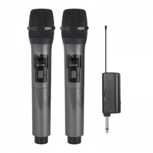 Комплект мікрофонів із приймачем Savetek Nectronix WM-2 UHF 2 шт (101158) Комплект мікрофонів із приймачем Savetek Nectronix WM-2 UHF 2 шт (101158)