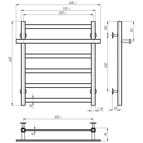 Муфта PPR ASG 32 мм НР 1/2' 1417600243