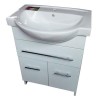 Тумба Mikola-M пластикова 2.0 з верхнім ящиком та умивальником 60 см