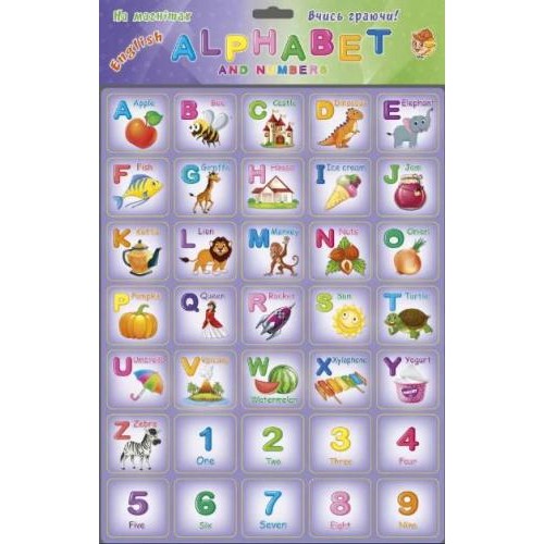 Плакат навчальний Artos Games Англійська абетка (A1168ATS) Плакат навчальний Artos Games Англійська абетка (A1168ATS)