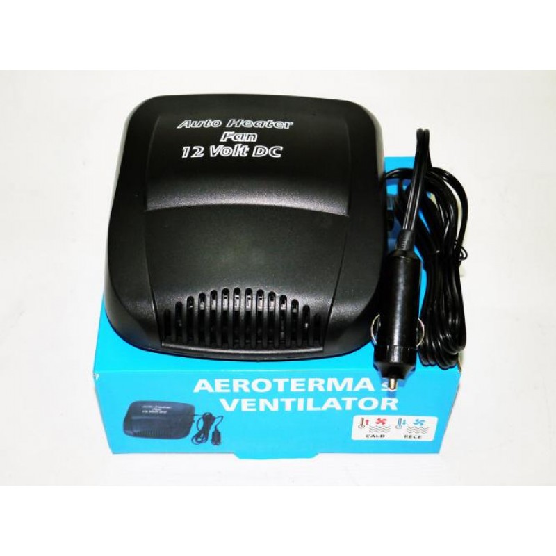 Обігрівач салону Aeroterm Auto Heater Fan 12В 150 Вт Чорний (3sm_495703774)