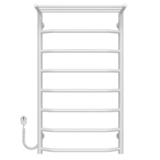 Рушникосушарка електрична Трапеція з полицею П8 500х900 Deffi Білий EF16 (C.TP.90.50.8.E.W.L.5)