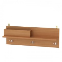 Полиця настінна Компаніт П-31 70х14.2х24 см Бук Полиця настінна Компаніт П-31 70х14.2х24 см Бук