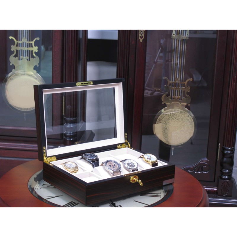 Шкатулка для зберігання годинників Salvadore WB/2105/8.E Бордовий