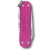 Ніж-брелок Victorinox Classic SD Alox Colors Flamingo Party 58 мм, 5 функцій, Рожевий (0.6221.251G)