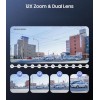 Вулична IP-камера Sectec ST-S568M-4G-6M-12X ZOOM 4G 2 об'єктива 4mm +12 mm 3+3 MP (55260)