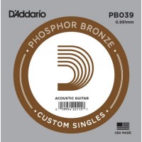 Струна D'Addario PB039 Phosphor Bronze .039 Струна D'Addario PB039 Phosphor Bronze .039