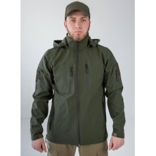 Куртка чоловіча No Brand Soft Shell 3XL Оливковий (2545104077)