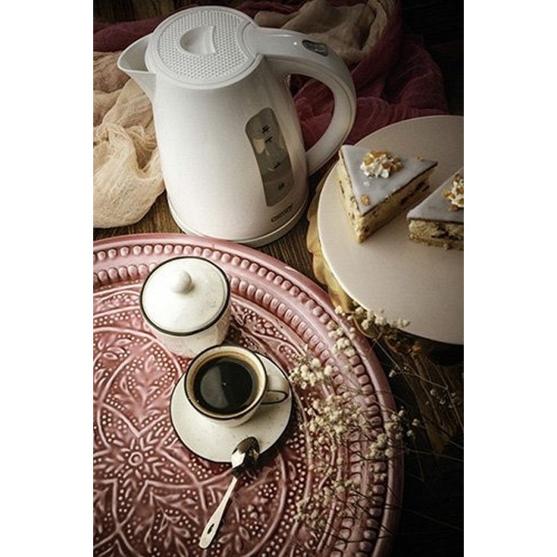 Чайник електричний 1.7 л Camry CR 1255 White