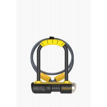 Велозамок кодовий Onguard U-lock 8015C COMBO Mini DT 90x140 Чорний з жовтим