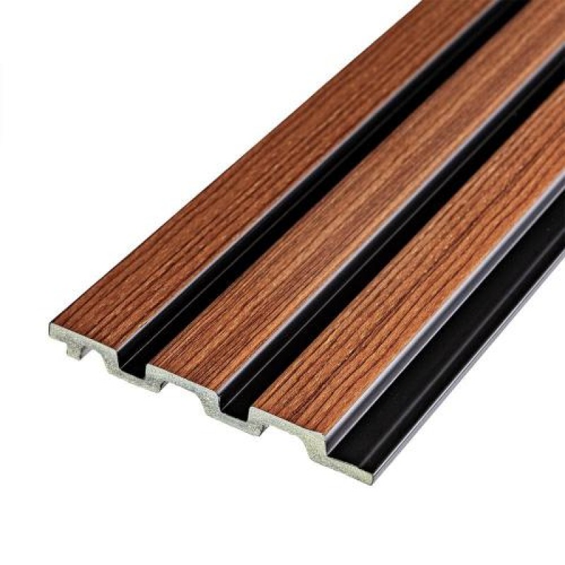 Декоративна стінова рейка Sticker Wall PS 2900x120x12 мм Коричневий (SW-00001743)