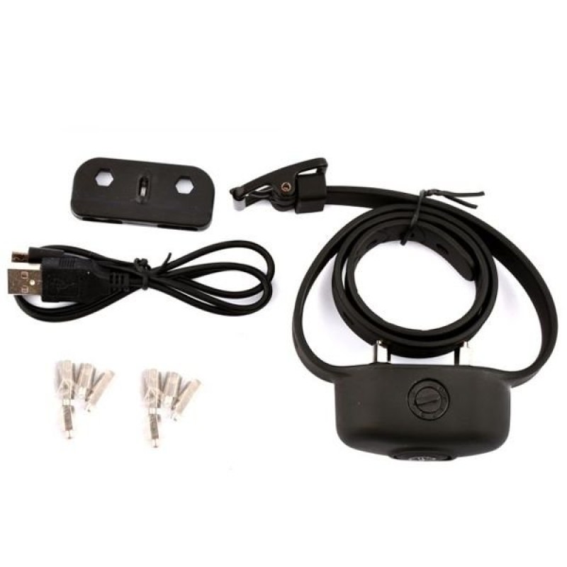 Електронний ошийник антилай для собак Pet Dog 300, водонепроникний, чорний