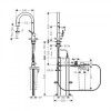 Змішувач для кухонної мийки Hansgrohe Aqittura M91 FilterSystem 210 Чорний матовий 76826670