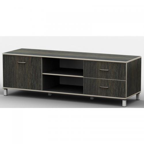 Тумба під телевізор Тиса Мебель ТВ-204 Венге 44x45x180 см