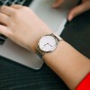 Наручний годинник жіночий Geneva Steel Silver Сріблястий (800)